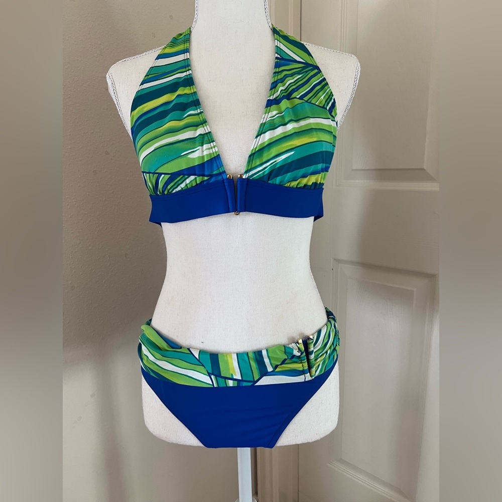 La Blanca Halter Bikini Set - Size 8